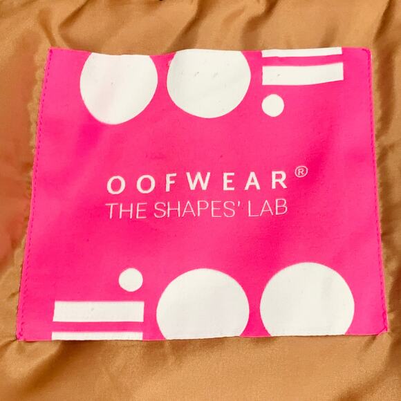 OOF WEAR Size S Brown Lavender Polyester Faux Fur Zip Up Jacket - Picture 4 of 7